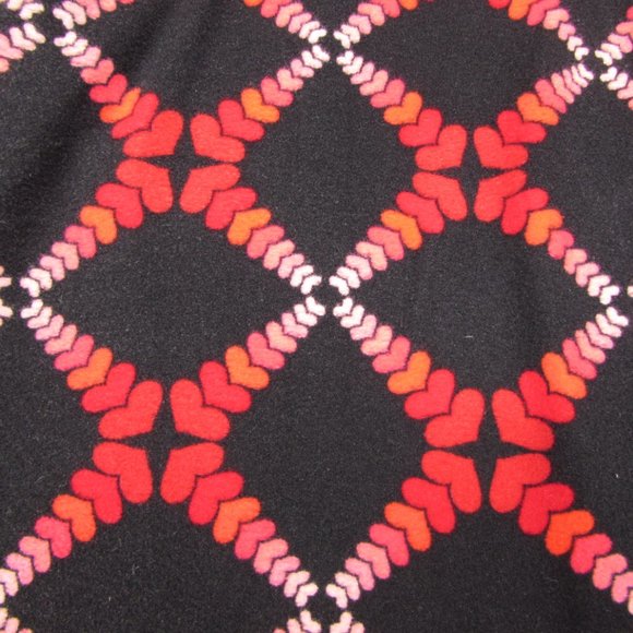 Lularoe One Size Leggings Hearts - Picture 2 of 6
